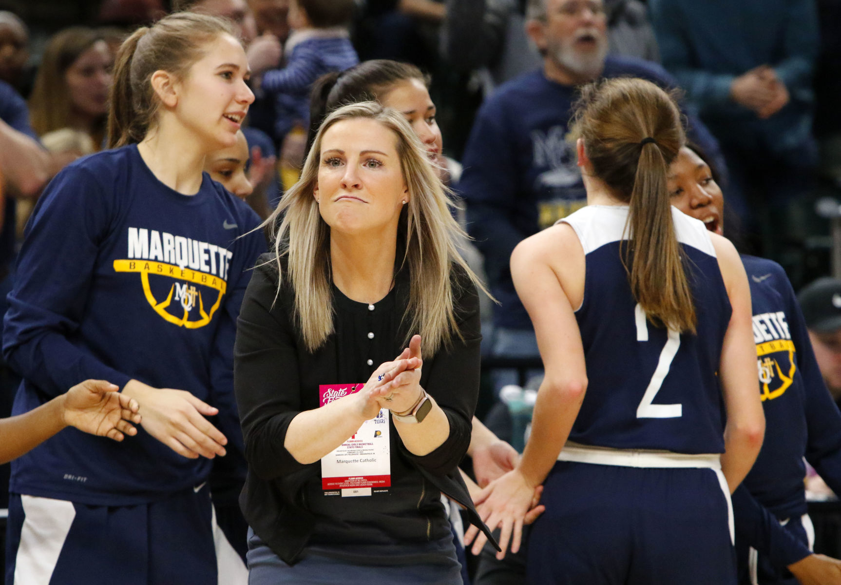 Marquette Catholic vs. Vincennes Rivet in Class A championship